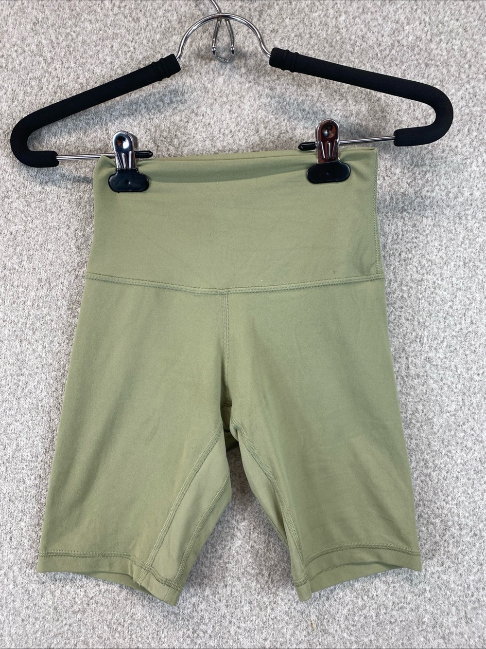 Lululemon Align bike shorts size 2 Rosemary Green soft Nulu inseam 7”